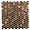 Metal Copper 3/4 Circles Matte Metal