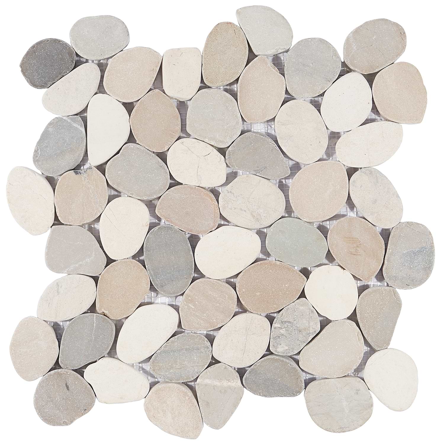 Shop Pebblestone Lombok Sliced Round Natural Stone