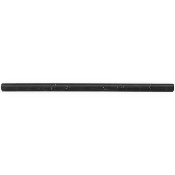 Pencil Nero Marquina Polished; in Black Nero Marquina; for Backsplash, Bathroom Wall, Outdoor Wall, Shower Wall; in Style Ideas Art Deco, Classic, Contemporary, Craftsman, Industrial, Mid Century, Modern, Traditional, Transitional