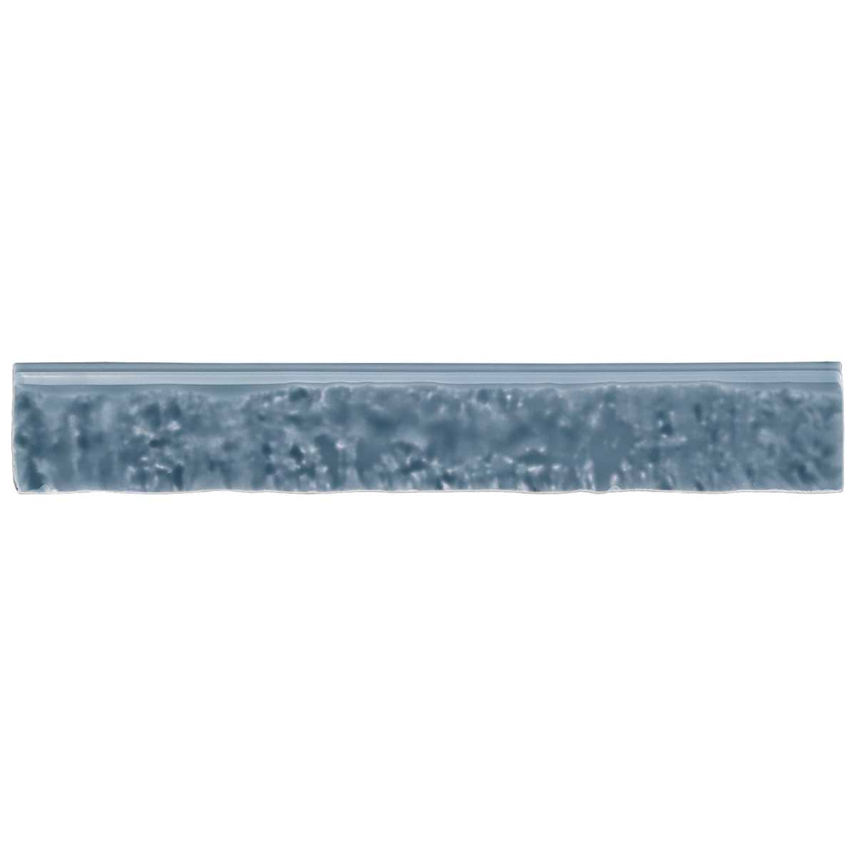 Artist River Blue 1.5x9 Glossy Ceramic Bullnose 