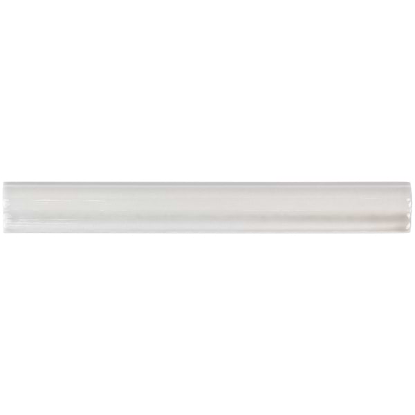 Boston Hibiscus Pencil; in Gray White Body Ceramic; for Backsplash, Bathroom Wall; in Style Ideas Beach