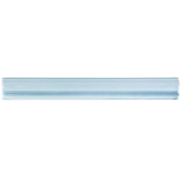 Boston Topacio Pencil; in Light Blue White Body Ceramic; for Backsplash, Bathroom Wall; in Style Ideas Beach