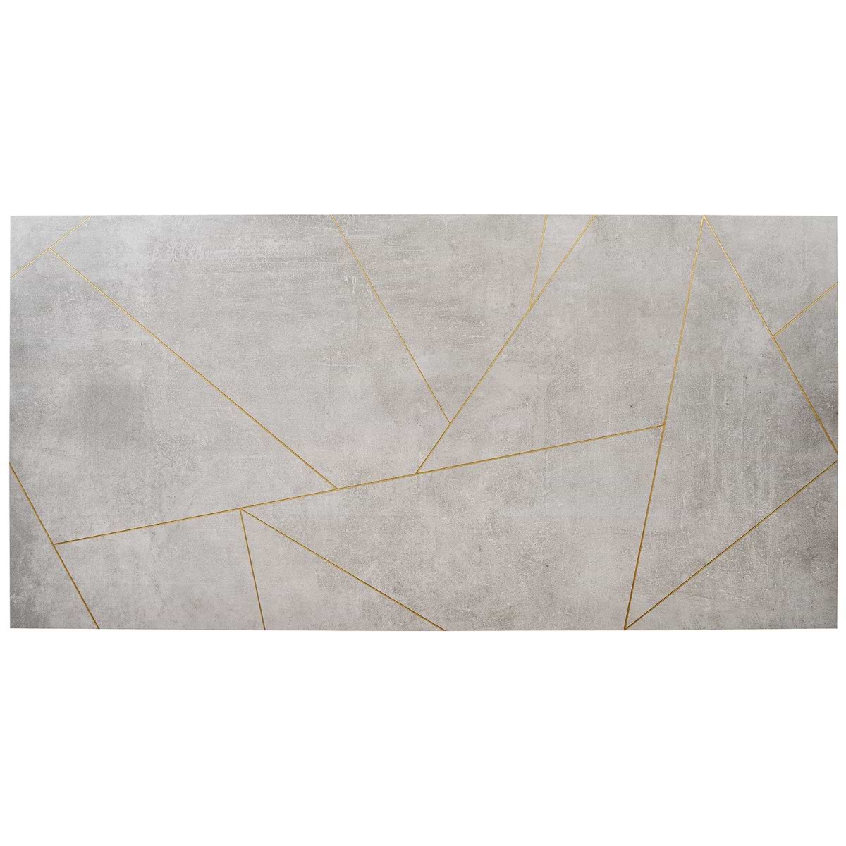 Shop Artscape Cemento & Gold Line 24x48 | SohoStudioCorp.com
