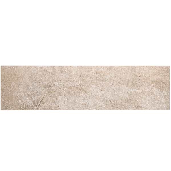 Oberon Sand Beige 12x48 Stair Tread Matte Porcelain