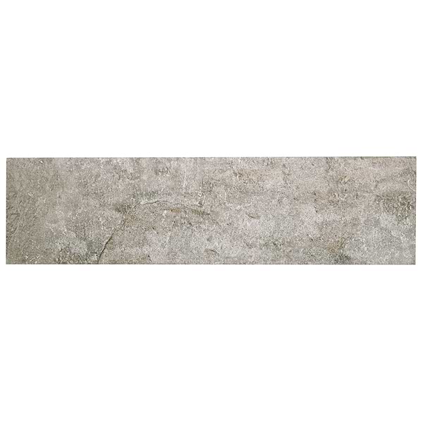 Oberon Storm Gray 12x48 Stair Tread Matte Porcelain