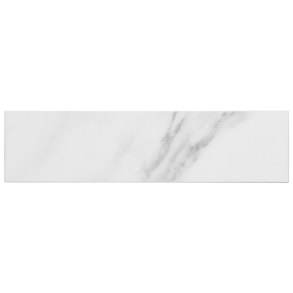 Ducale Statuario White 3x12 Matte Ceramic Tile