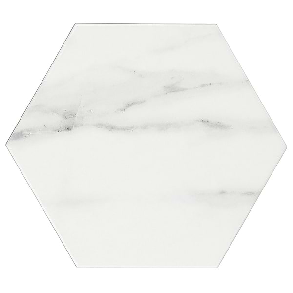 Ducale Statuario 6" Hexagon Polished Porcelain Tile