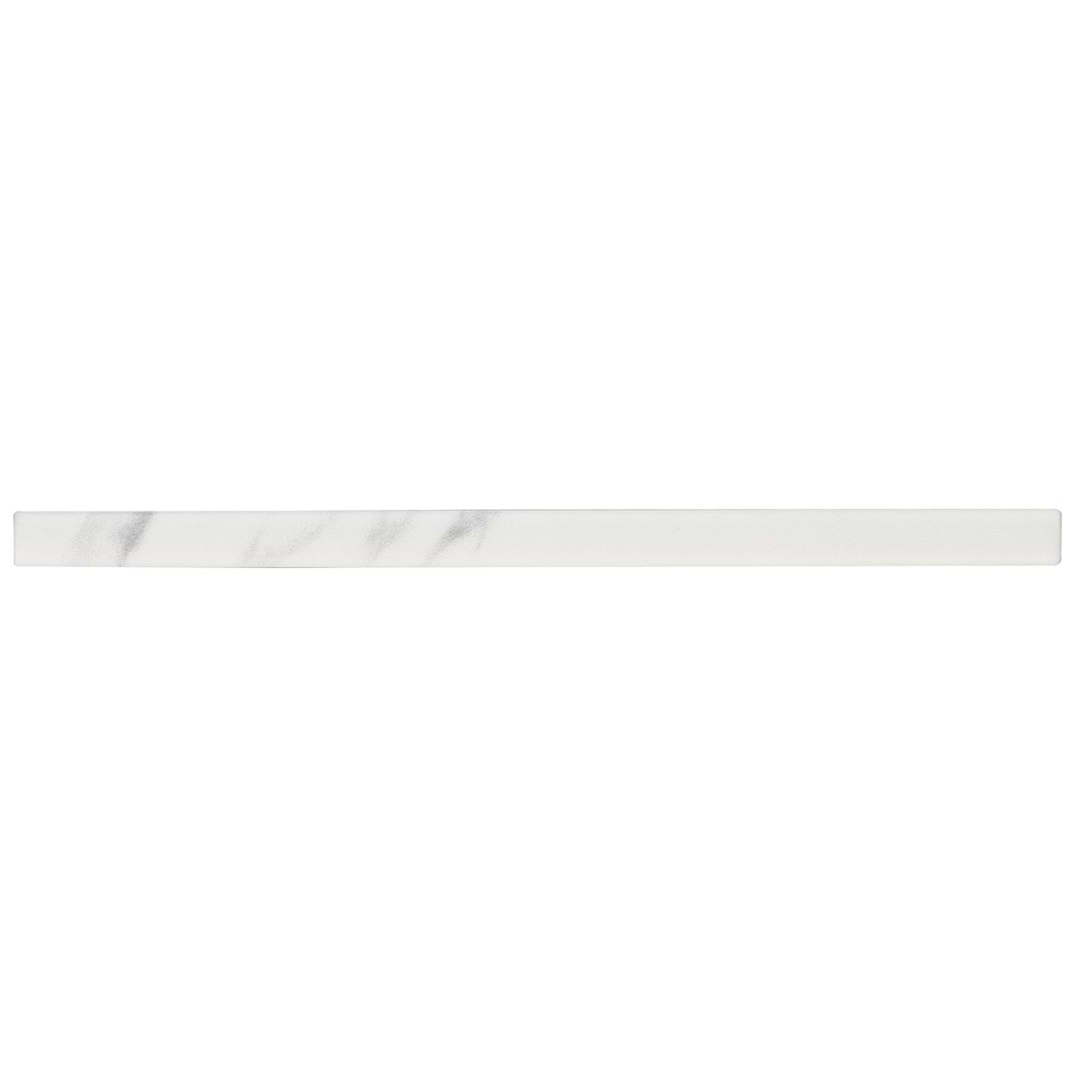 Ducale Statuario ¼ Round Matte Ceramic Bullnose 