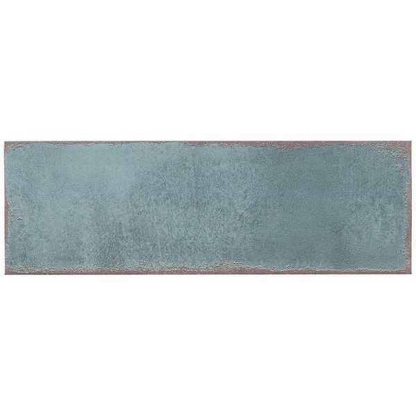 Bernalillo Blue 4x12 Polished Ceramic Subway Wall Tile