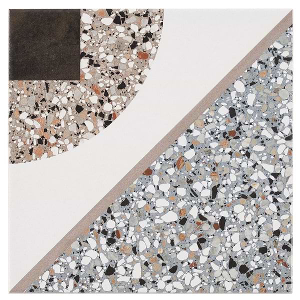 Frammenti Deco Azur 8x8 Matte Porcelain