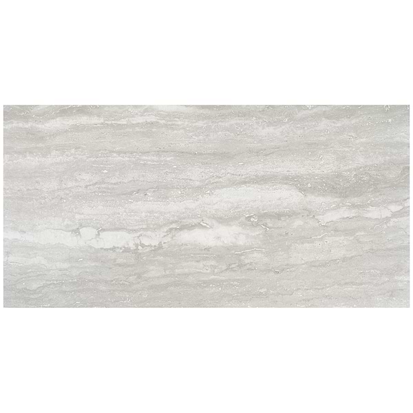 Everyday Travertine Silver 24x48 Matte Porcelain