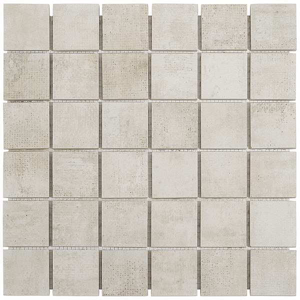 Runway Ash Light Beige 2x2 Matte Porcelain Mosaic Tile