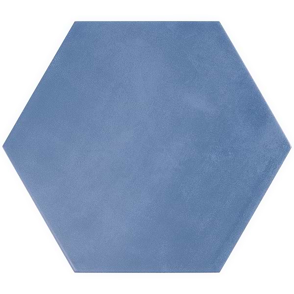 Aries Azul 8" Hex Matte Porcelain