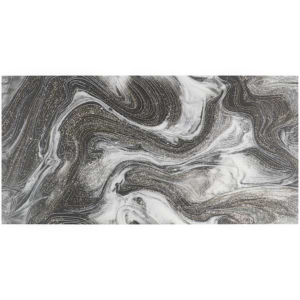 Australis Deco White 24x48 Polished Porcelain Tile