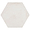 Banza Bianco 8" Hexagon Matte Porcelain Tile