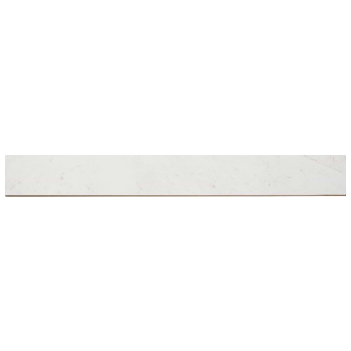 Lithe Cararra Giola 3x24 Polished Bullnose 