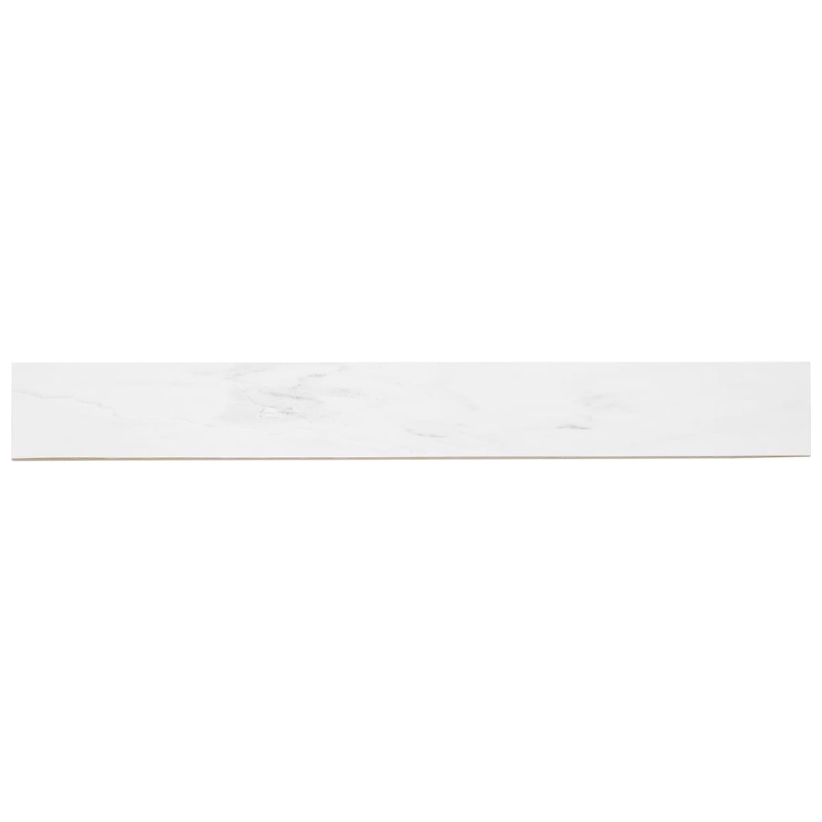 Lithe Statuario Venato 3x24 Polished Bullnose 