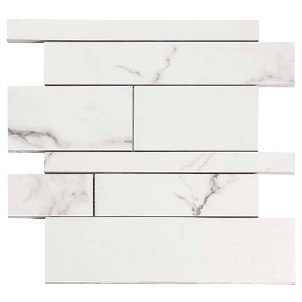 Lithe Statuario Venato Railroad Matte  Porcelain
