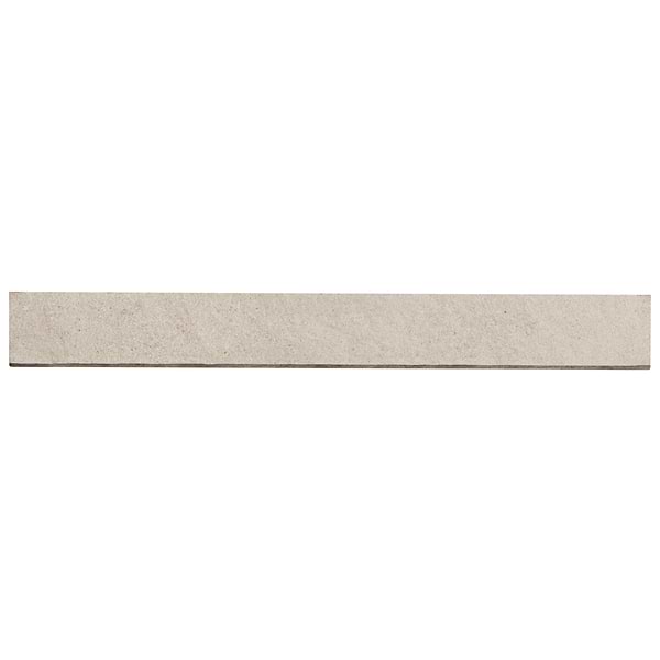 Motley Crema Beige 3x24 Bullnose; in Beige Color Body Porcelain; for Bathroom Floor, Bathroom Wall, Commercial Floor, Floor Tile, Kitchen Floor, Kitchen Wall, Outdoor Floor, Outdoor Wall, Pool Tile, Shower Floor, Shower Wall, Wall Tile