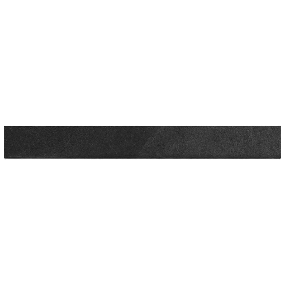 Motley Charcoal Black 3x24 Bullnose