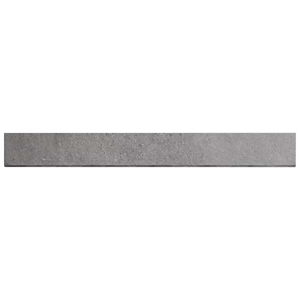 Motley Silver Gray 3x24 Bullnose; in Gray Color Body Porcelain; for Bathroom Floor, Bathroom Wall, Commercial Floor, Floor Tile, Kitchen Floor, Kitchen Wall, Outdoor Floor, Outdoor Wall, Pool Tile, Shower Floor, Shower Wall, Wall Tile