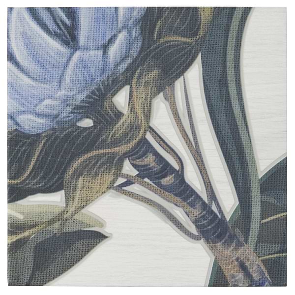 Angela Harris Florista Protea Leaves Mural 8x8 Matte Porcelain