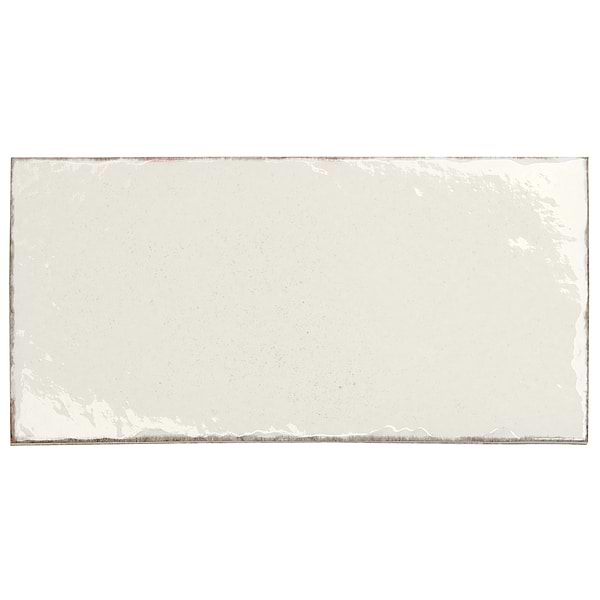 Baylight White 6"x12" Glossy Porcelain Subway Tile