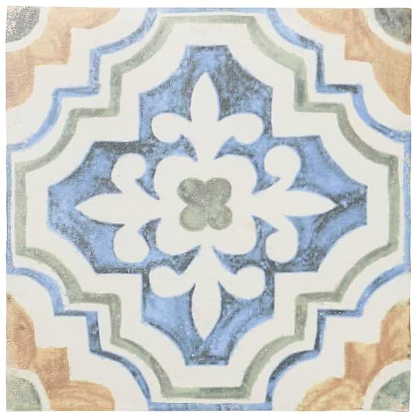 Fuego Sol Multicolor 9x9 Matte Porcelain Tile