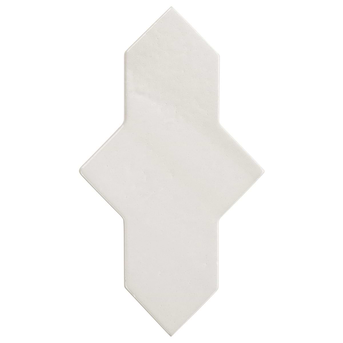 Shop Malta Cruz White Terracotta Look Polished Porcelain Tile at