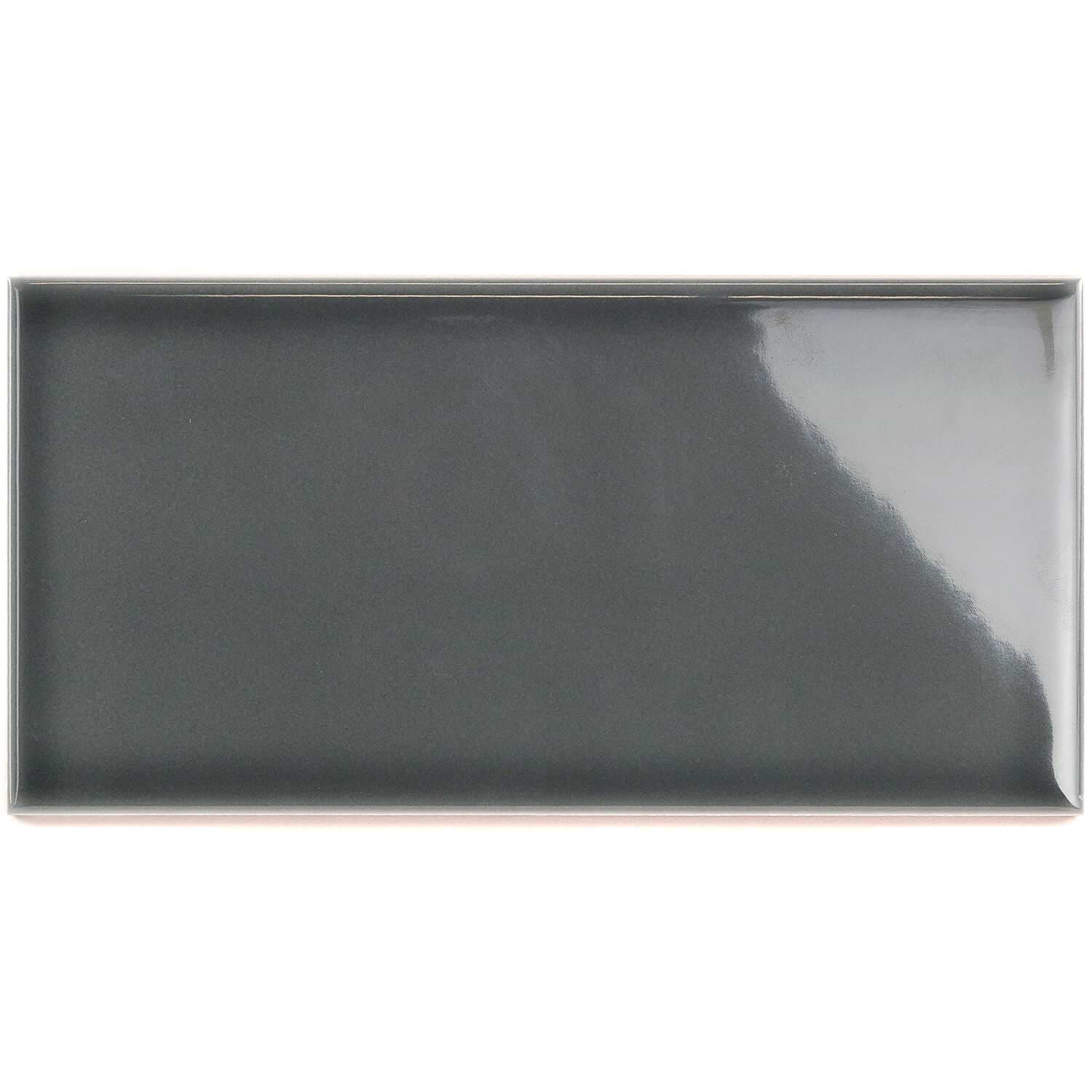 Shop Close Out - Corso Antracita Gray 4x8 Polished Ceramic Wall
