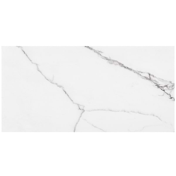 Lithe Statuario Venato 12x24 Matte Porcelain