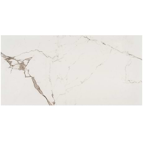 Lithe Statuario Venato 24x48 Polished  Porcelain