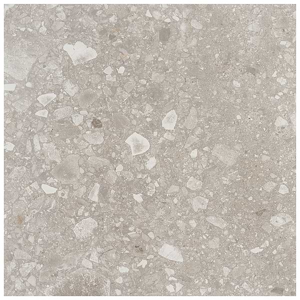 Norr 2.0 Taupe Gray 24x24 Terrazzo Look Matte Porcelain Tile