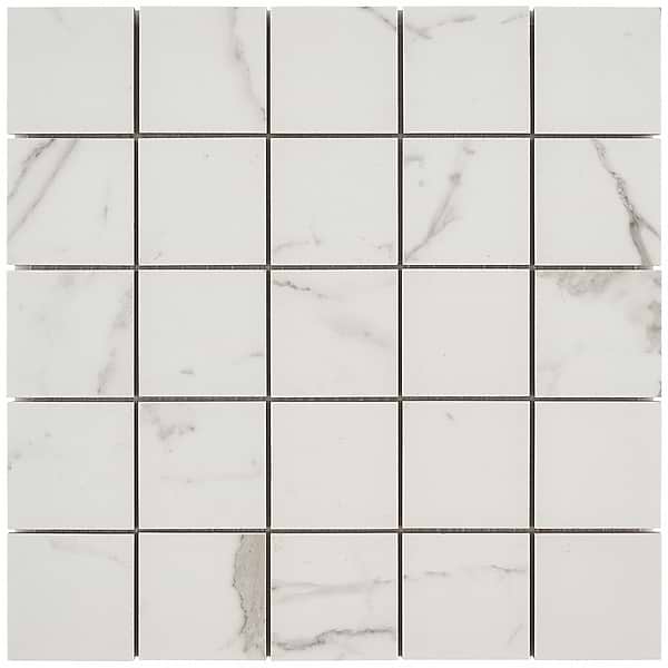 Versilia Statuario Mosaic Matte 2x2 Porcelain Tile