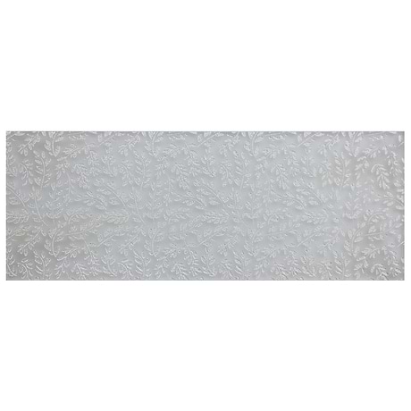 Araminta Flowers Pearl 6x16 Frosted Glass