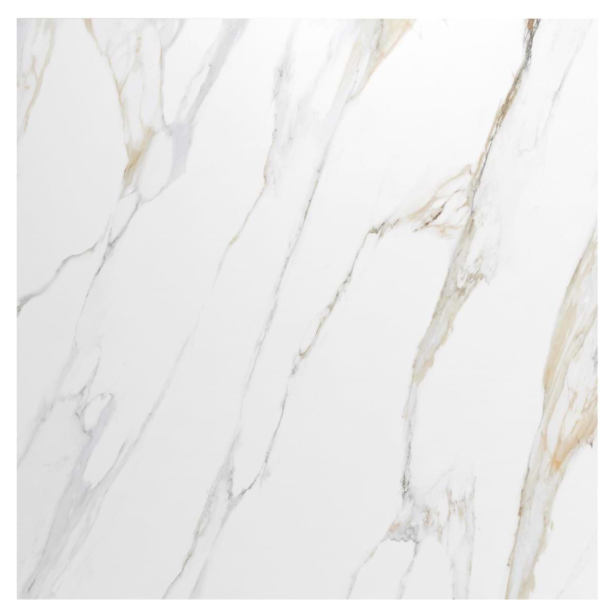 Marmo Aurora Gold 48x48 Marble Look Polished Porcelain Tile