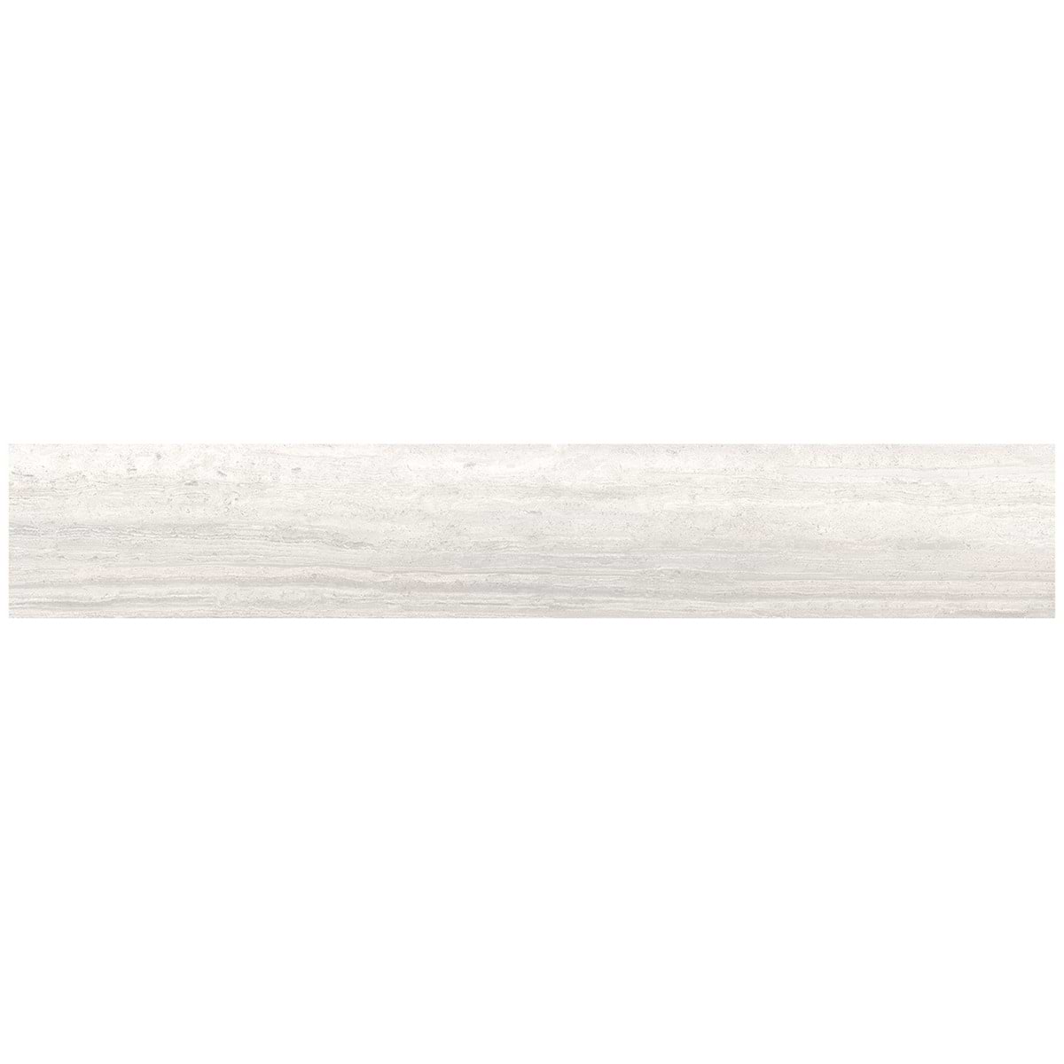 Zenit Bianco 3x24 Matte Porcelain Bullnose 