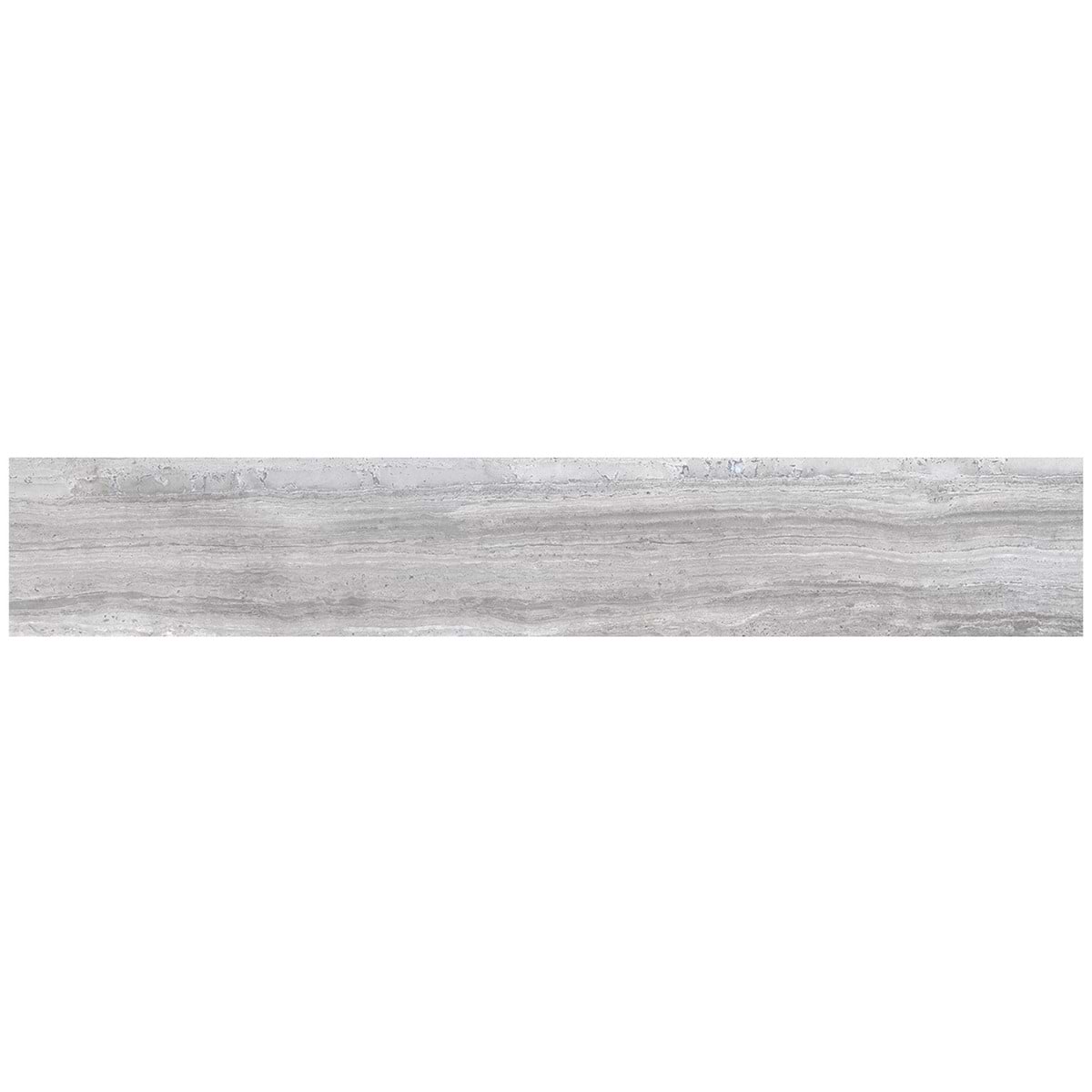 Zenit Grigio Chario 3x24 Matte Porcelain Bullnose