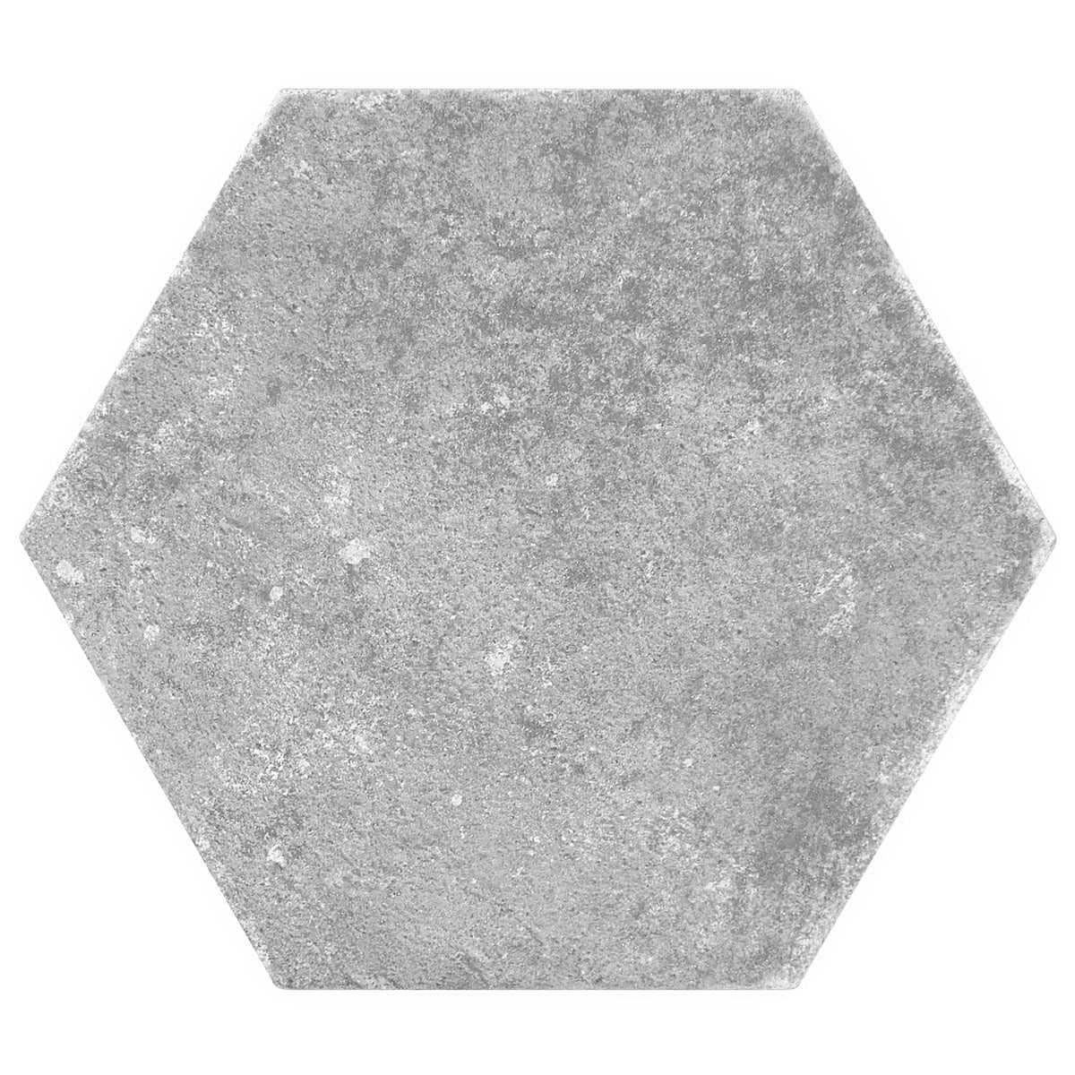 Pompeia Gris Gray 8" Hexagon Matte Porcelain Tile