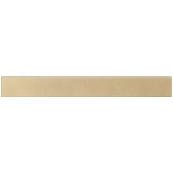 Tara Glee 3x32 Bullnose; in Yellow Porcelain; for Backsplash, Bathroom Floor, Bathroom Wall, Commercial Floor, Floor Tile, Kitchen Floor, Kitchen Wall, Outdoor Floor, Outdoor Wall, Shower Floor, Shower Wall, Wall Tile