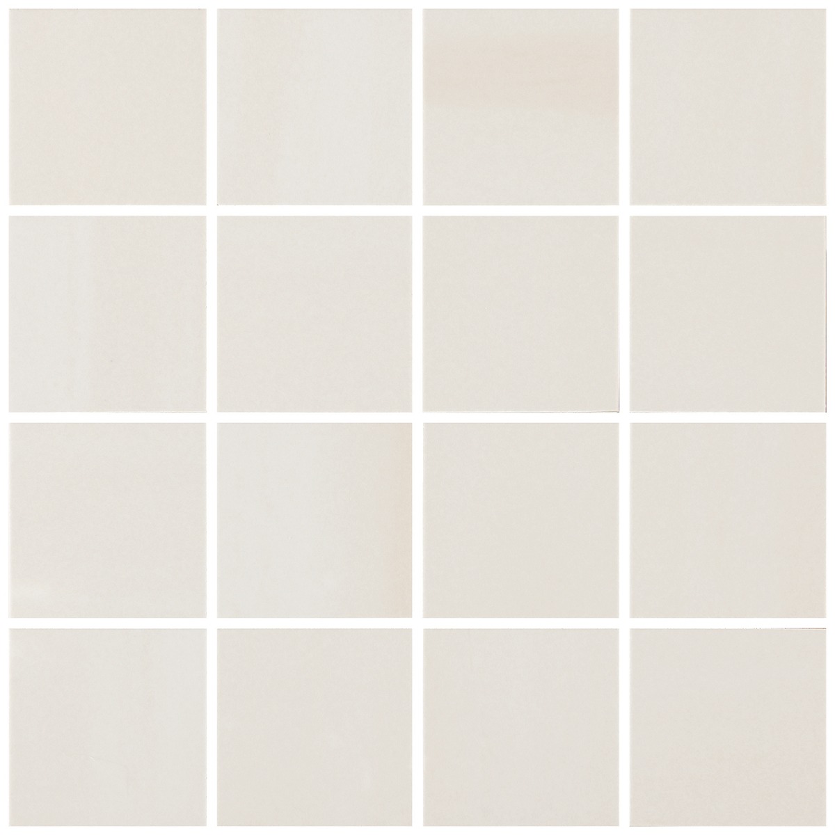 Marmo Dolomite Cream 3" Square Marble Look Polished Porcelain Mosaic Tile
