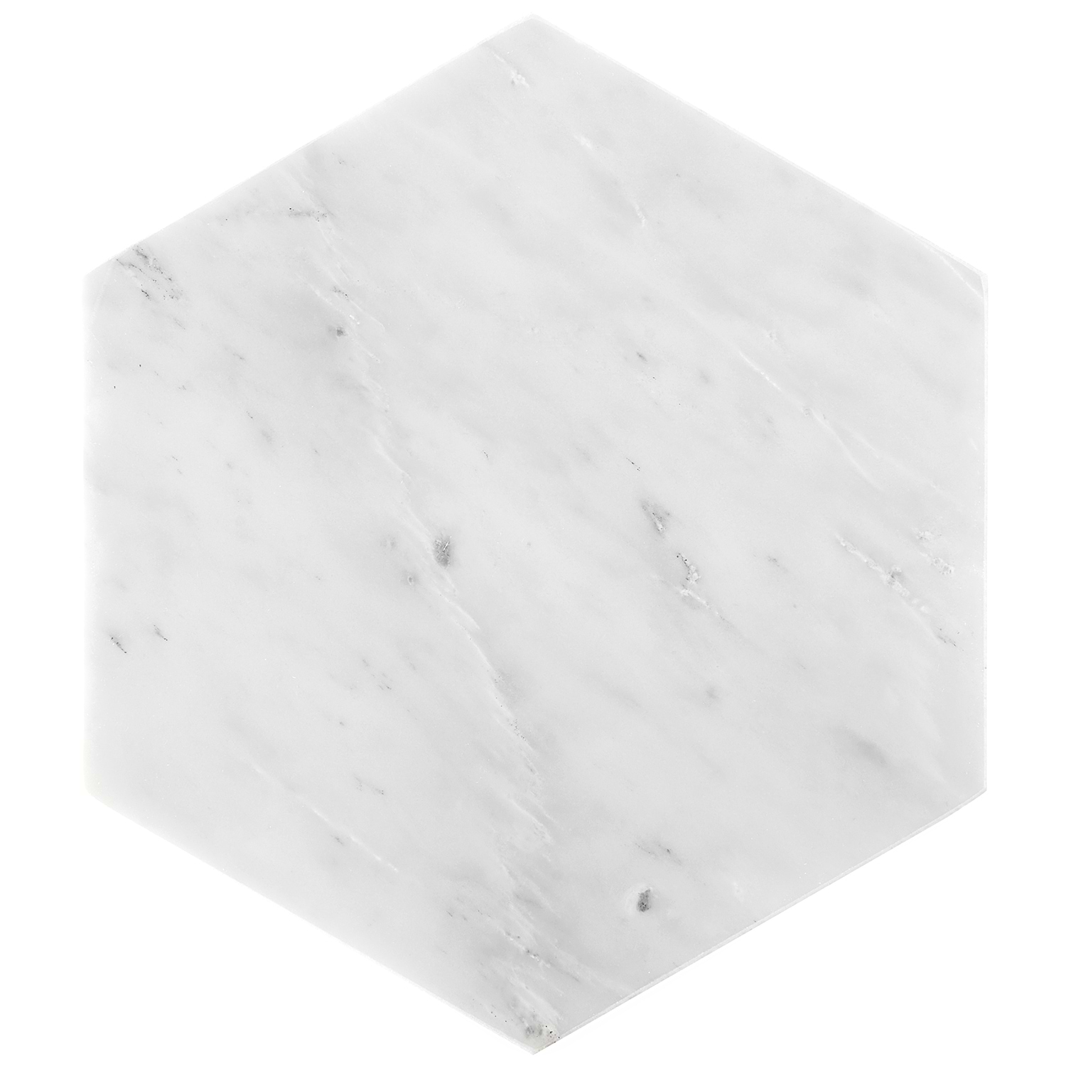 Epoch Asian Statuary 10" Hexagon Honed Honed Marble