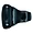 Baroque Glass Corner Piece for Chair Rail Midnight Blue Polished Glass