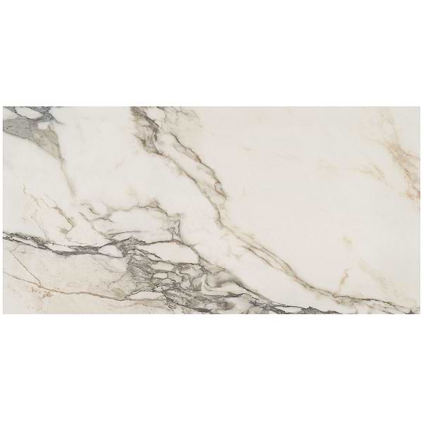 Lithe Calacatta Rustico 24x48 Polished Porcelain