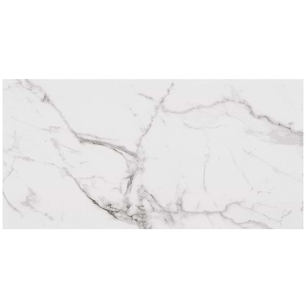 Lithe Statuario Venato 12x24 Matte Porcelain