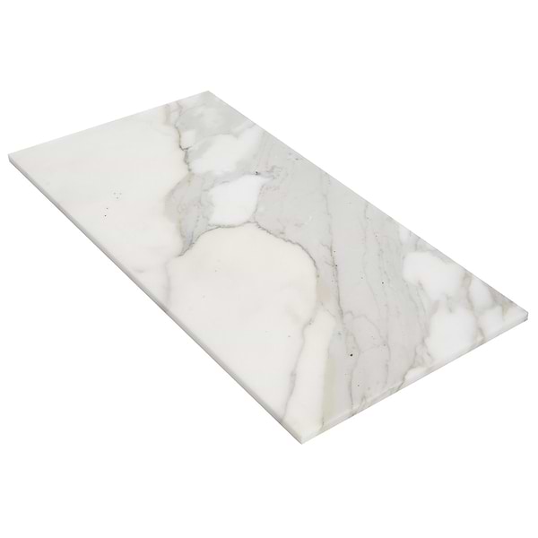 Calacatta 12x24 Honed Marble Tile