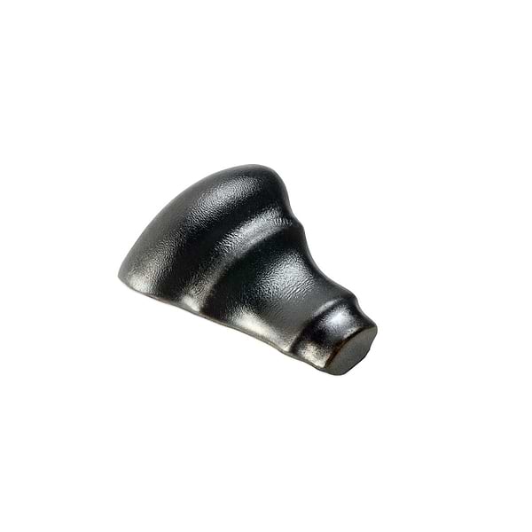 Baroque Glass Outside Gun Metal Corner for Chair Rail Matte Glass