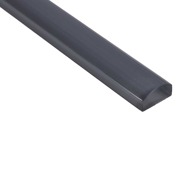 Glass Pencil Cement Polished; in Medium Gray Glass; for Backsplash, Bathroom Wall, Kitchen Wall, Wall Tile