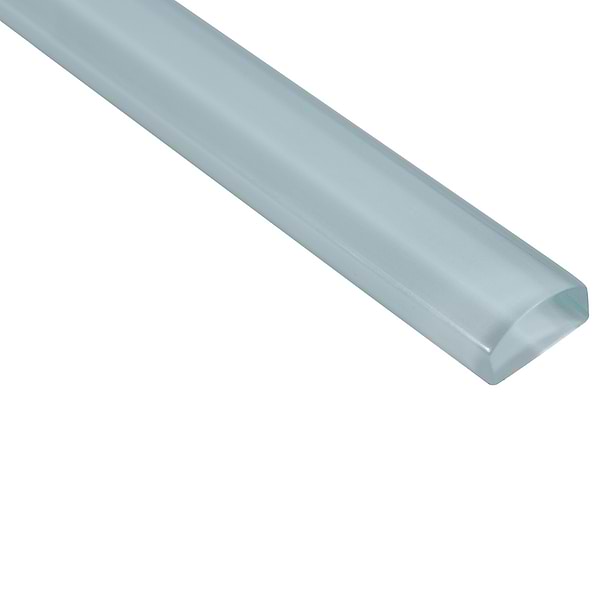 Glass Pencil Sea Foam Polished; in Light Green Glass; for Backsplash, Bathroom Wall, Kitchen Wall, Wall Tile; in Style Ideas Beach, Classic, Contemporary, Cottage, Craftsman, Farmhouse, Industrial, Mid Century, Modern, Traditional, Transitional, Tropical, Whimsical