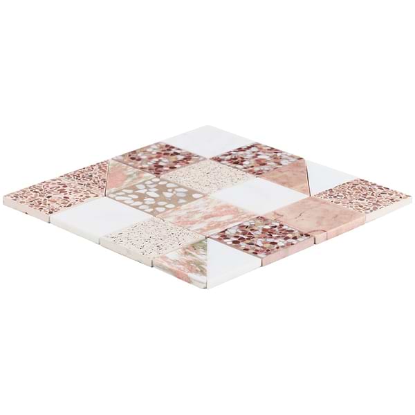 Elizabeth Sutton Terrazzi Flamingo Mixed Finish Marble + Terrazzo